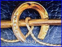 Antique Victorian 9ct Gold Brooch/Tie Pin, Equestrian, 1.59 gr, 4.5cm