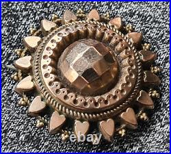 Antique Victorian 9ct Gold Spray Brooch Pin C1886