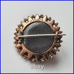 Antique Victorian 9ct Gold Spray Brooch Pin C1886