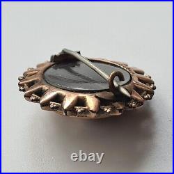 Antique Victorian 9ct Gold Spray Brooch Pin C1886