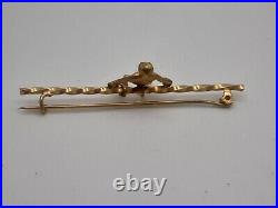 Antique Victorian Gold gilt metal sitting Monkey stick pin brooch, Rare