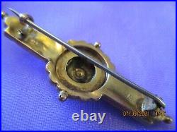 Gold 9 Ct Antique, Victorian Seed Pearl Brooch, C 1870-1901, Hallmarked