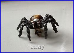 Opulent Victorian Spider Brooch Gold Diamonds Rubies And Pearls Extremely Rare